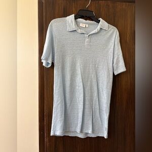 Onia Shaun Linen Polo